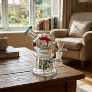 Haze 6″ Rock Music Bubble Dome Dab Rig – Teal (Mini-D)