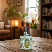 Haze 6″ Coffee Mug Mini Bubbler – Blue (Mini-G)