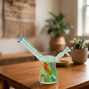 Haze 7″ Aliens Trip Glass Bubbler – Light Blue (Mini-C)