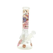 10-Inch Cartoon Glass Beaker Bong (MST194)