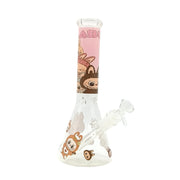 10-Inch Cartoon Glass Beaker Bong (MST194)