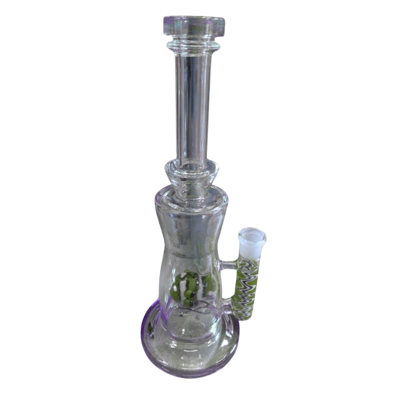 Xtreme 12" Nimo Fish Perc Glass Smoking Pipe With Inline Percolator - (C2702)