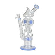 12″ 5MM Recycler Glass Bong (C1575)