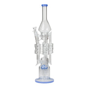 19″ 5MM 4Cylinders Recycler Glass Bong (C1577)