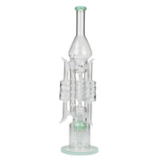 19″ 5MM 4Cylinders Recycler Glass Bong (C1577)