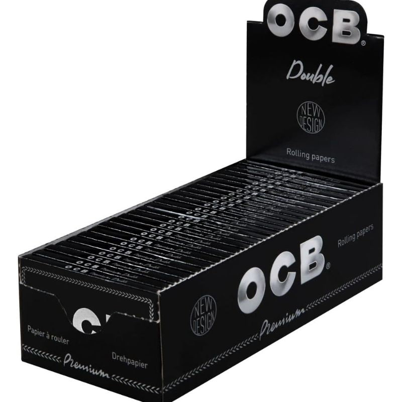 Smoking:Rolling Papers And Hemp Wraps:OCB:OCB Black Single Wide Double - CP1309