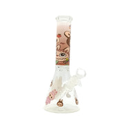 10-Inch Cartoon Glass Beaker Bong (MST194)