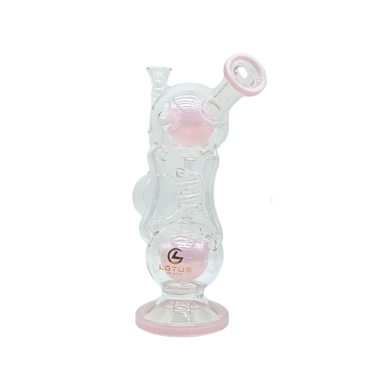 10.2-Inch Mini Glass Bong with Colored Bowl (MST280)