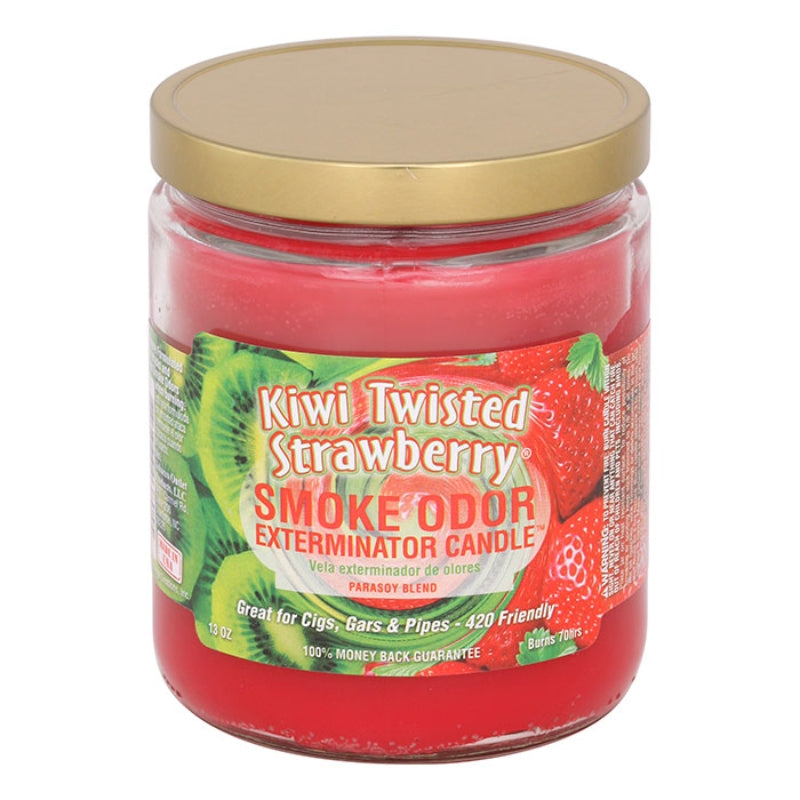 Kiwi Twisted Strawberry Year-Round Fragrances Smoke Odor Exterminator 13oz Candle