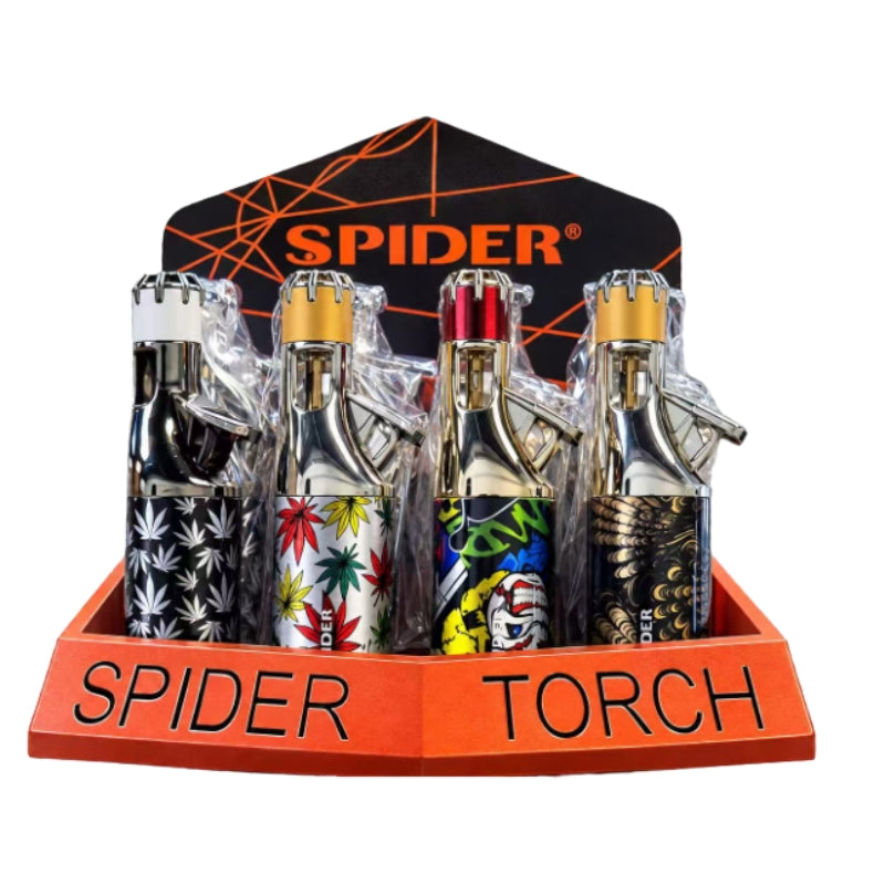 SP-625 - Spider Premium Torch Lighter - 12/Display