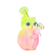 4.5-Inch Owl Shape Color Glass Mini Rig (MST209)