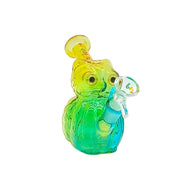 4.5-Inch Owl Shape Color Glass Mini Rig (MST209)