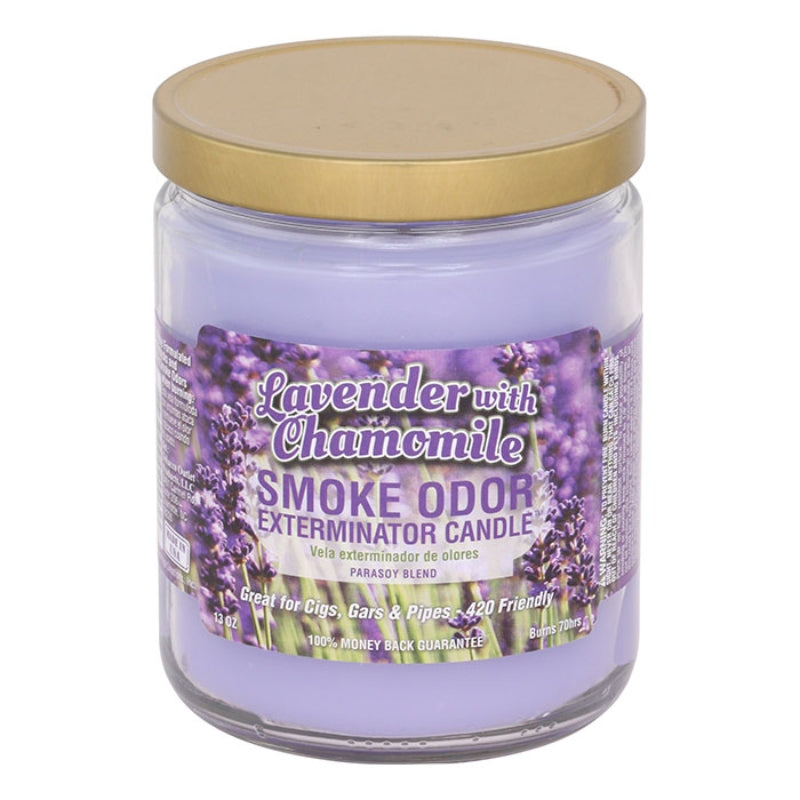 Lavender With Chamomile Smoke Odor Year-Round Fragrances Exterminator 13oz Candle
