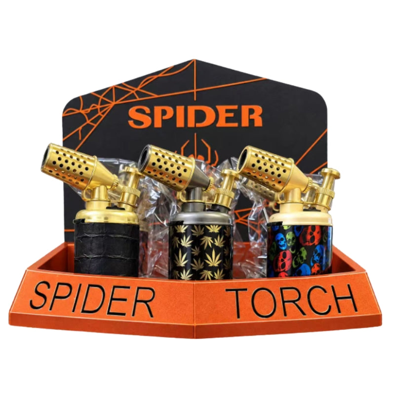 SP-595 - Spider Premium Torch Lighter - 6/Display