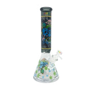14-Inch Graphic Beaker Glass Bong (MST226)