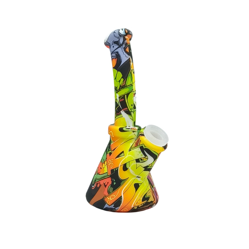Printed Silicone Mini Bong (MST233)