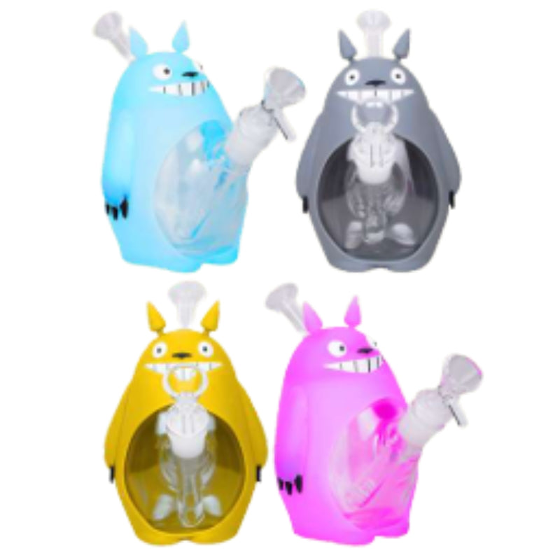 MSTS146 - Monster Character Silicone and Glass Water Pipe Bong