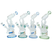 12.4-Inch Lotus Glass Bong (MST281)