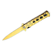 MSK024 - Golden Crest Folding Knife