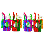MSTS121 - Geometric Box Silicone Bongs