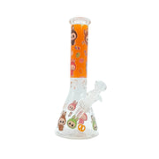 10-Inch Cartoon Design Glass Beaker Bong (MST198)