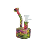 Printed Silicone Mini Bong (MST236)