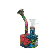 Printed Silicone Mini Bong (MST236)