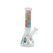 10-Inch Cartoon Design Glass Beaker Bong (MST198)