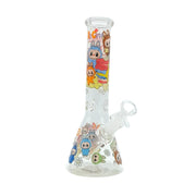 10-Inch Cartoon Design Glass Beaker Bong (MST198)