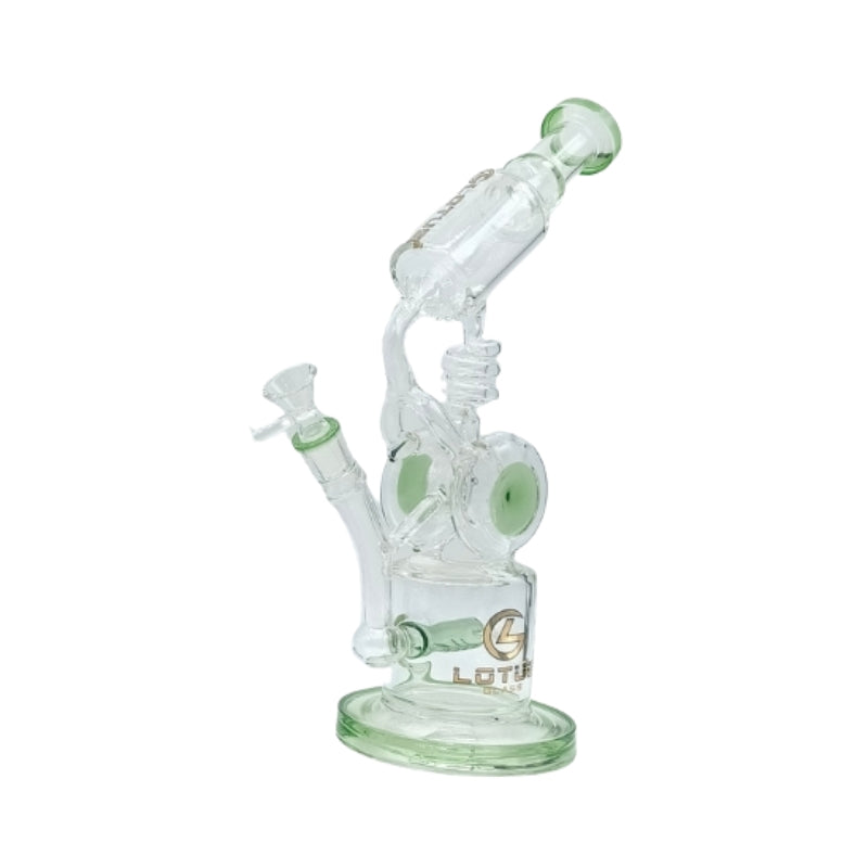 12.4-Inch Lotus Glass Bong (MST281)