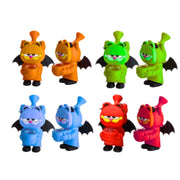 MSTS123 - Winged Cartoon Cat Silicone Pipe