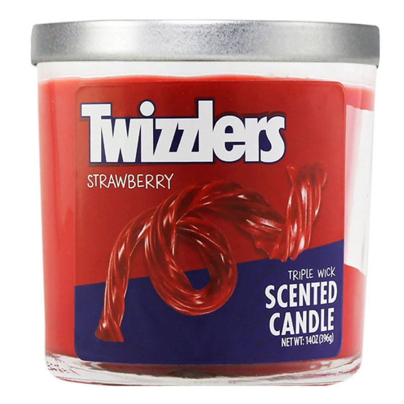 Twizzlers Strawberry Triple Wick Scented 14oz Candle - Single