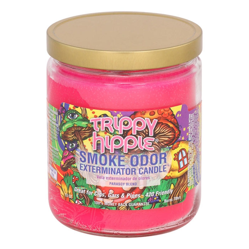 Trippy Hippie Smoke Odor Pop Culture Exterminator 13oz Candle