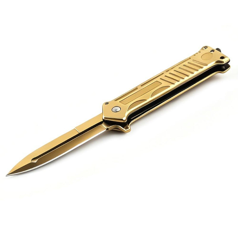 MSK002 - Metallic Gold Folding Knife