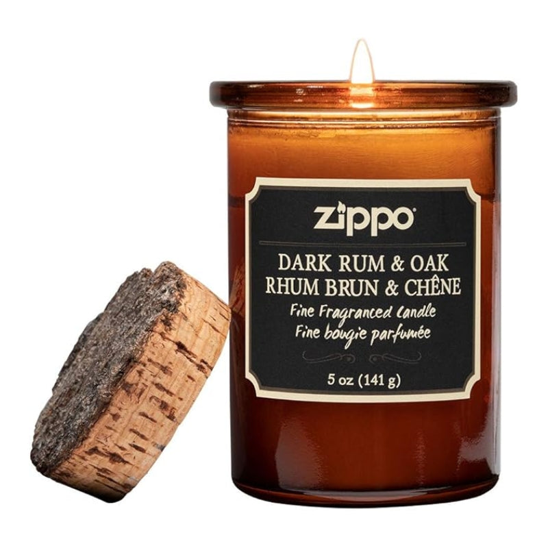 Dark Rum & Oak Zippo 5oz Candle