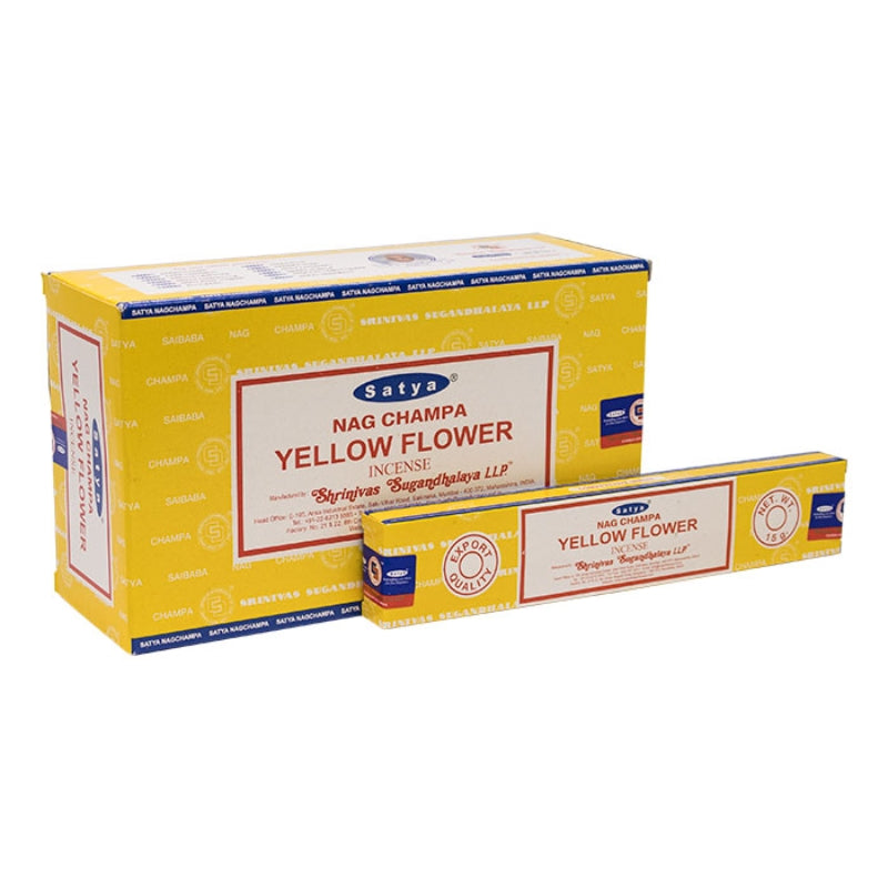 Satya Yellow Flower Incense 15g
