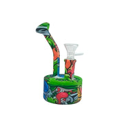 Printed Silicone Mini Bong (MST236)