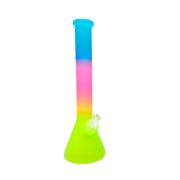 16.8-Inch Colorful Frosted Glass Bong (MST277)
