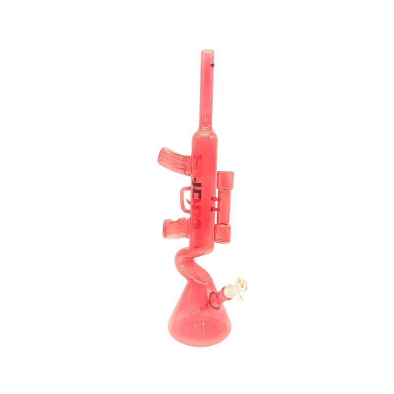 22-Inch Colored Glass Beaker Bong with Multi-Arm Design (MST218)