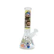 10-Inch Cartoon Design Glass Beaker Bong (MST198)