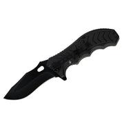 MSK055 - All-Black Broad Blade Folding Knife
