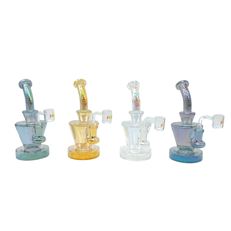 7.6-Inch Colored Glass Mini Rig (MST203)