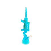 22-Inch Colored Glass Beaker Bong with Multi-Arm Design (MST218)
