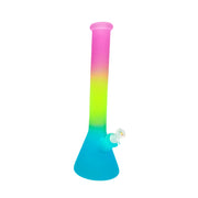 16.8-Inch Colorful Frosted Glass Bong (MST277)