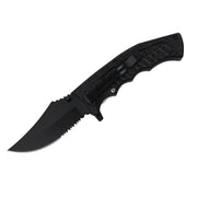 MSK036 - Black Tactical Folding Knife