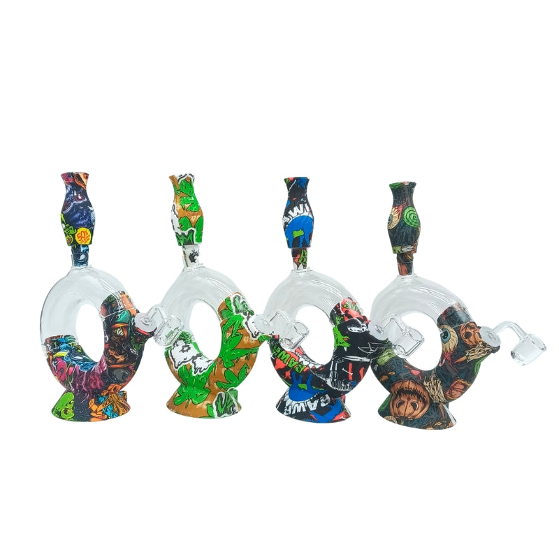 Printed Recycler-Style Silicone Bong (MST244)