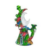 Silicone Water Bong with Glass Percolator (MST246)