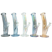 12-Inch Colored Glass Straight Tube Bong (MST216)