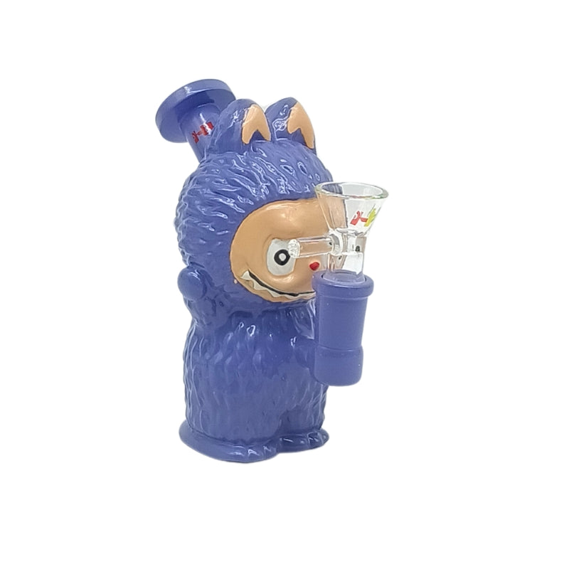 4.6-Inch Character Style Colored Glass Mini Rig (MST197)