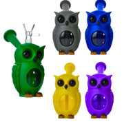 MSTS157 - Owl-Shaped Silicone Water Bong